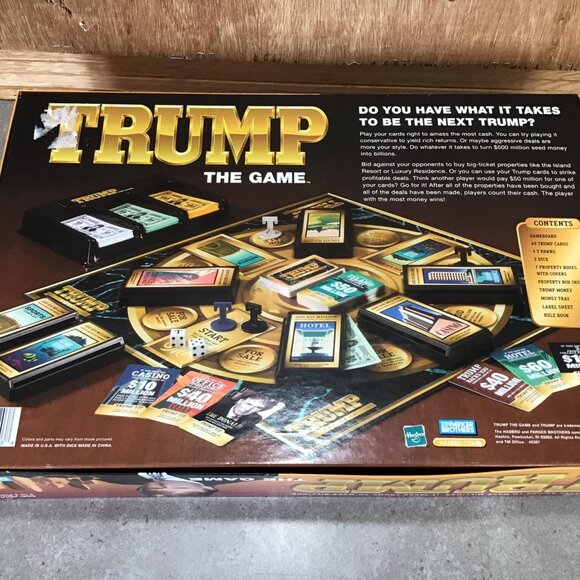 Donald Trump Board Game- Parker Brothers Game - Picture 2 of 8